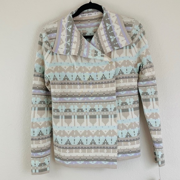 Woolrich Sweaters - Woolrich Pastel Patterned Cardigan Sweater #40